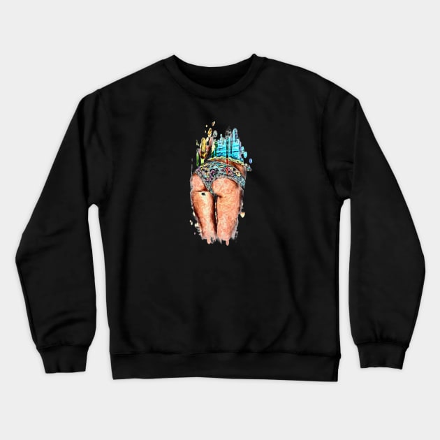 Color Bum Crewneck Sweatshirt by Babetees